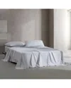 Calvin Klein 240 Thread Count Naturals Solid Cotton Blend Tencel Refibra Sheet Set