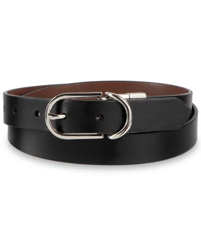 Calvin Klein 2-in-1 Reversible Leather Dress Belt In Tan,bone