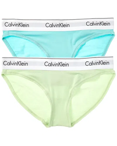 Calvin Klein 2pk Icon Bikini In Blue