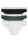 Calvin Klein 3-pack Balance Bikinis In Multi