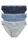 Calvin Klein 3-pack Bikini Briefs In Animal Print