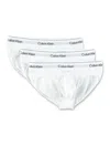 Calvin Klein 3-pack Cotton Blend Briefs In White