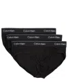 Calvin Klein 3-pack Moisture Wicking Briefs In Black