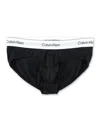 Calvin Klein 3-pack Cotton Blend Briefs In Black