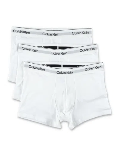 Calvin Klein 3-pack Cotton Stretch Boxer In White