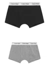 Calvin Klein 3-pack Logo-waistband Boxers In Blue