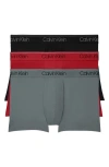 Calvin Klein 3-pack Low Rise Microfiber Stretch Trunks