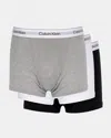 Calvin Klein 3 Pack Mens Relaxed Dart Trunk In Multi