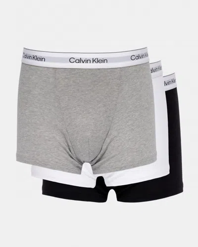 Calvin Klein 3 Pack Mens Relaxed Dart Trunk In Multi