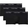 Calvin Klein 3-pack Microfiber Boxer Briefs In Black