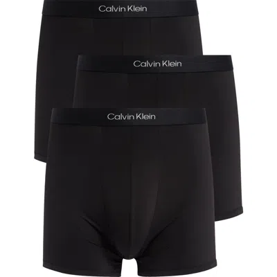 Calvin Klein 3-pack Stretch Contour Pouch Boxer Briefs In Black