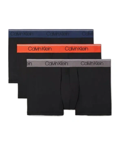 Calvin Klein 3-piece Low-waist Boxer In Black