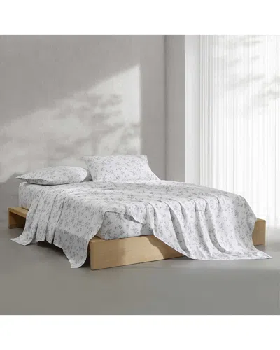 Calvin Klein 300 Thread Count Abstract Floral Cotton Sateen Sheet Set
