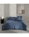 Calvin Klein 300 Thread Count Organic Earth Solid Cotton Sateen Duvet Cover Set