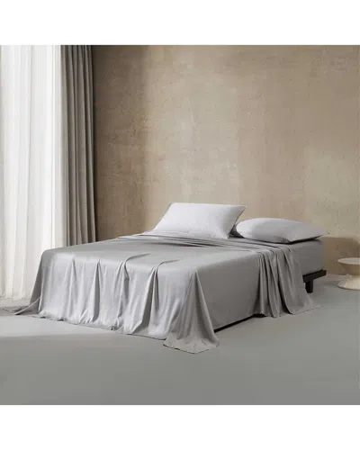 CALVIN KLEIN CALVIN KLEIN 300 THREAD COUNT PEARL EDGE COTTON SATEEN SHEET SET