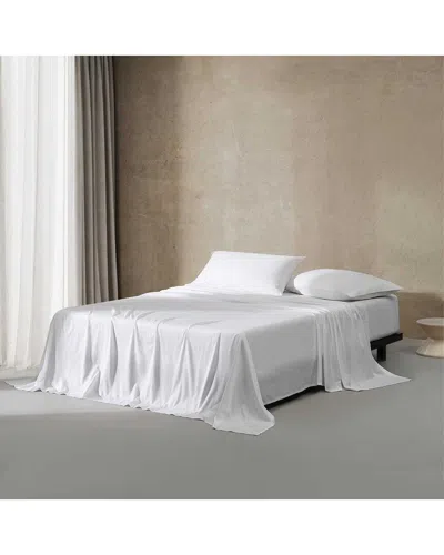 CALVIN KLEIN CALVIN KLEIN 300 THREAD COUNT PEARL EDGE COTTON SATEEN SHEET SET