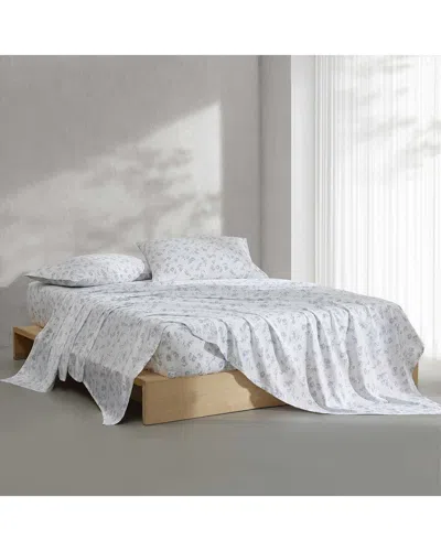 Calvin Klein 300 Thread Count Tossed Micro Floral Cotton Sateen Sheet Set