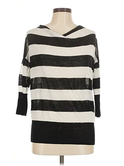 Pre-owned Calvin Klein 3/4 Sleeve T-shirt In Black