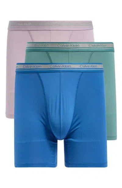 Calvin Klein 3-pack Boxer Briefs In Multi