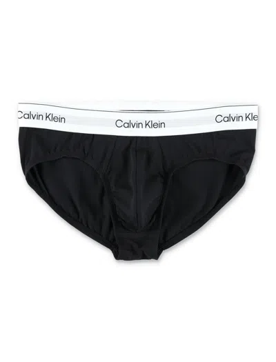Calvin Klein 3-pack Cotton Blend Briefs In Animal Print