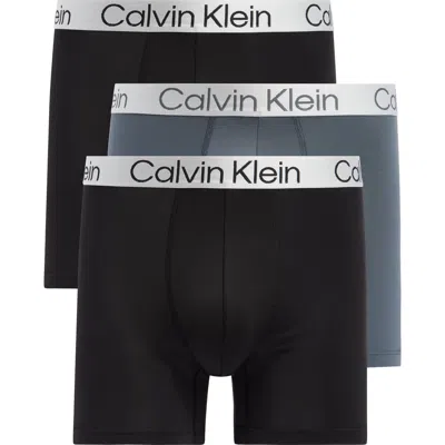 Calvin Klein 3-pack Stretch Boxer Briefs In Multi