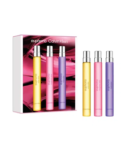 Calvin Klein 3-pc. Euphoria Elixir Parfum Intense Travel Spray Discovery Gift Set In Transparent