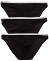 Calvin Klein 3pk Bikini In Black