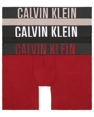 Calvin Klein 3pk Boxer Brief In Black