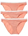 Calvin Klein 3pk Ck One Bikini In Brown