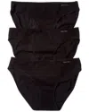 Calvin Klein 3pk Form Bikini In Black