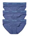 Calvin Klein 3pk Icon Bikini In Blue
