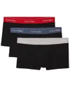 Calvin Klein 3pk Low-rise Trunk In Gold