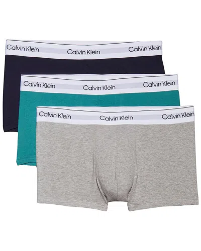 Calvin Klein 3pk Low-rise Trunk In Multi