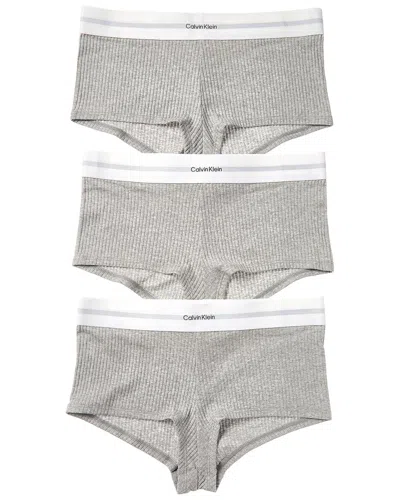 CALVIN KLEIN 3PK RIB BOYSHORT