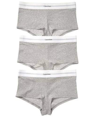 CALVIN KLEIN CALVIN KLEIN 3PK RIB BOYSHORT