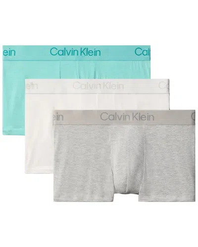 Calvin Klein 3pk Trunk In Multi