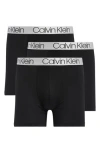 Calvin Klein 4-pack Boxer Briefs In 001 Black