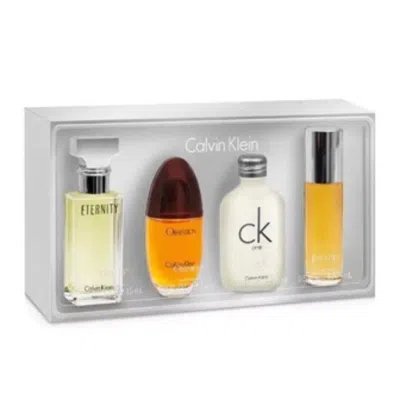 Calvin Klein 4 Piece Mini Gift Set 4 Piece Mini Set With 0.5 oz Spray In Multi