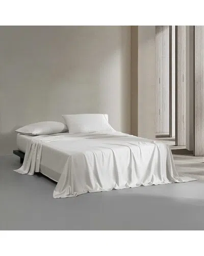 Calvin Klein 400 Thread Count Rekoop Solid Sateen Sheet Set