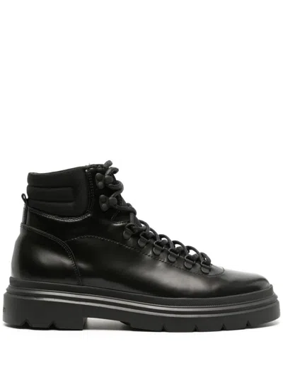 Calvin Klein 40mm Tonal Ankle Boots In Black