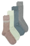 Calvin Klein 4-pack Assorted Dress Socks In Multi