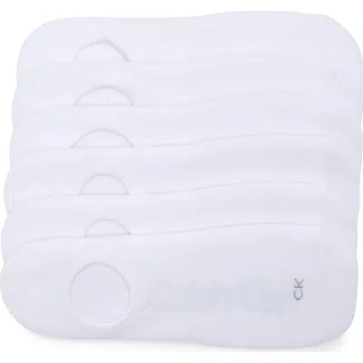 Calvin Klein 6-pack Liner Socks In Red