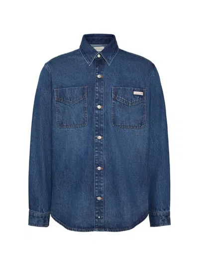 Calvin Klein 90's Denim Shirt Jacket In Blue
