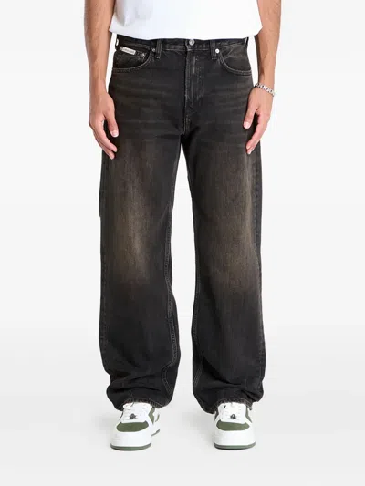 Calvin Klein 90s Straight Jeans In Black