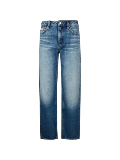 Calvin Klein 90s Straight-leg High-waisted Jeans In Blue