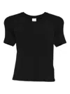Calvin Klein A Modal Rib Tee In Black
