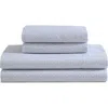 Calvin Klein Abstract Ditsy Floral 300 Thread Count Sateen Sheet Set In Ice Blue