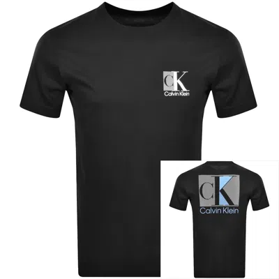 Calvin Klein Abstract Logo T Shirt Black
