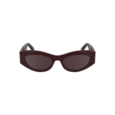 Calvin Klein Acetate Women Women's Sunglasses In Red