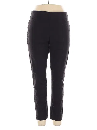 Pre-owned Calvin Klein Active Pants In Black